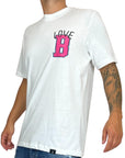 "B" LOVE WHITE TEE