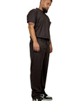 BROWN POCKET TEE