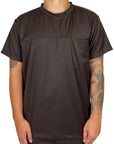 BROWN POCKET TEE