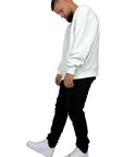 INCOMPREHENYBLE WHITE CREWNECK