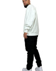 INCOMPREHENYBLE WHITE CREWNECK