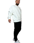 INCOMPREHENYBLE WHITE CREWNECK