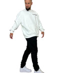 INCOMPREHENYBLE WHITE CREWNECK