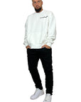 INCOMPREHENYBLE WHITE CREWNECK