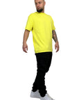RAW CUT THREAD YELLOW TEE