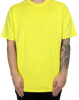 RAW CUT THREAD YELLOW TEE