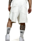 ENVIRONMENTAL WHITE SHORTS