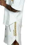 ENVIRONMENTAL WHITE SHORTS