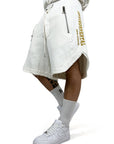 ENVIRONMENTAL WHITE SHORTS