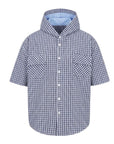 HOODED CHECK SHIRT PRINT ASPIRE