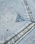 PEARL CRYSTAL BLUE DENIM