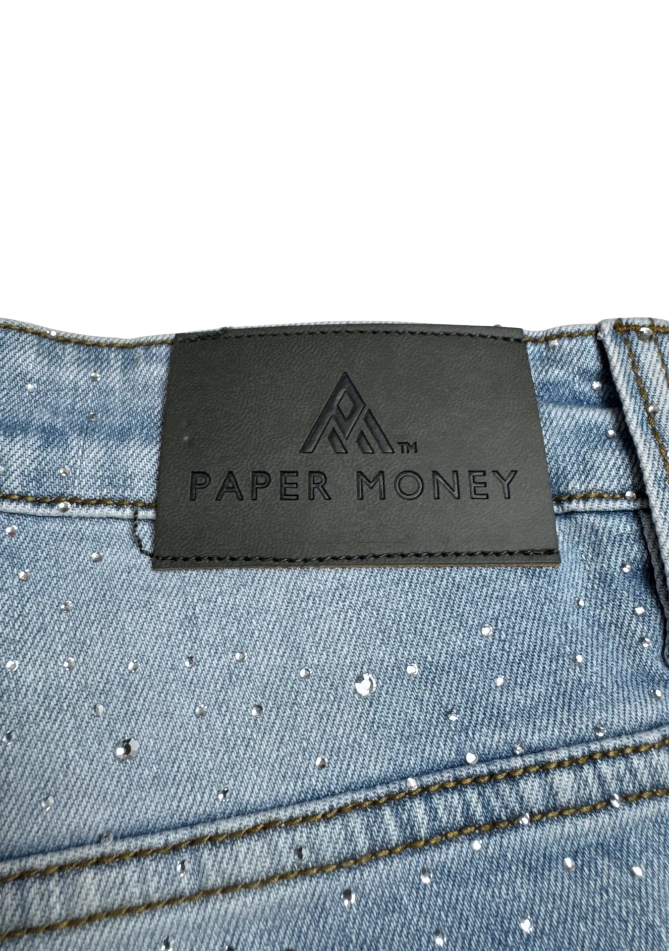 PEARL CRYSTAL BLUE DENIM