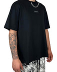 BLACK CHAIN TEE