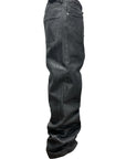 BAGGY GREY WAXED LEATHER