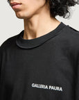 COSTA OVERSIZED T-SHIRT GALLERIA PAURA BLACK