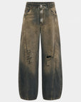 SAND STORM WASH WIDE FIT DENIM