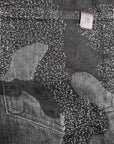 SHORTS BLACK DIRTY PIXEL CAMO