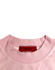 LABEL T-SHIRT PINK