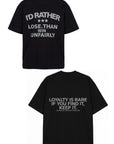 LOYALTY BLACK TEE