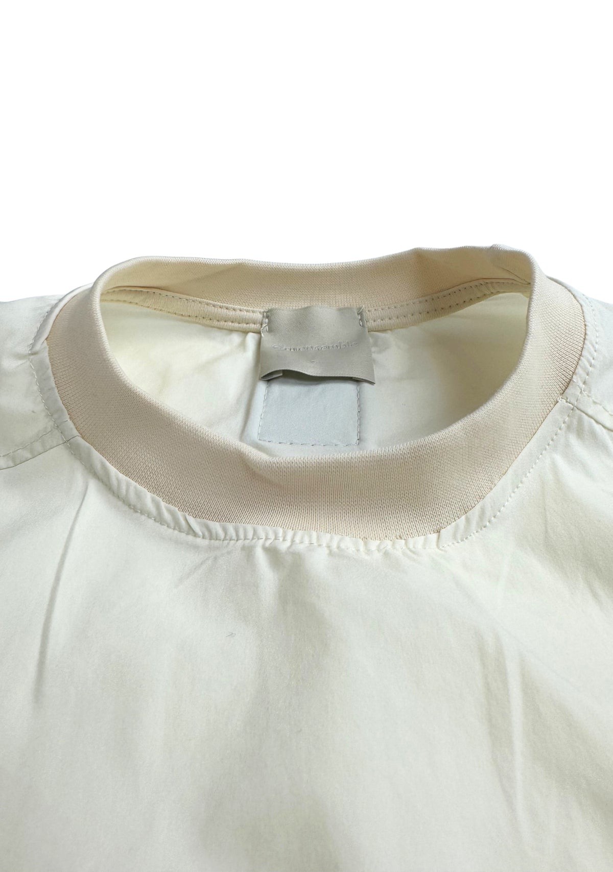 WHITE NYLON TEE