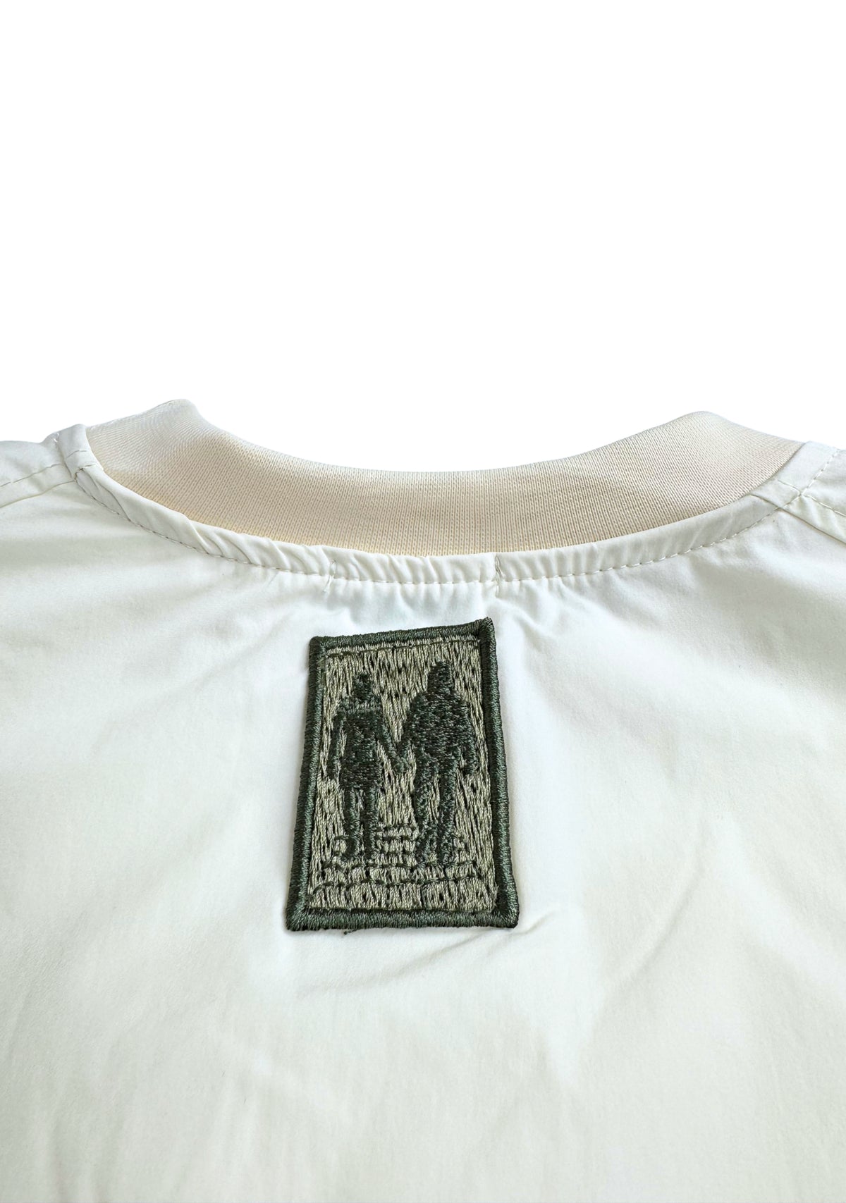 WHITE NYLON TEE