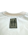 WHITE NYLON TEE
