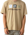 NOW BEIGE TEE