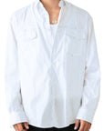 WHITE CONTRAST SHIRT