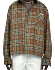 BROWN CHECK SHIRT