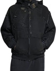 IDRIS FULL ZIP HOODIE BLACK