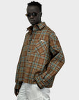 BROWN CHECK SHIRT