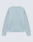 CREW NECK MULINE DUST BLUE