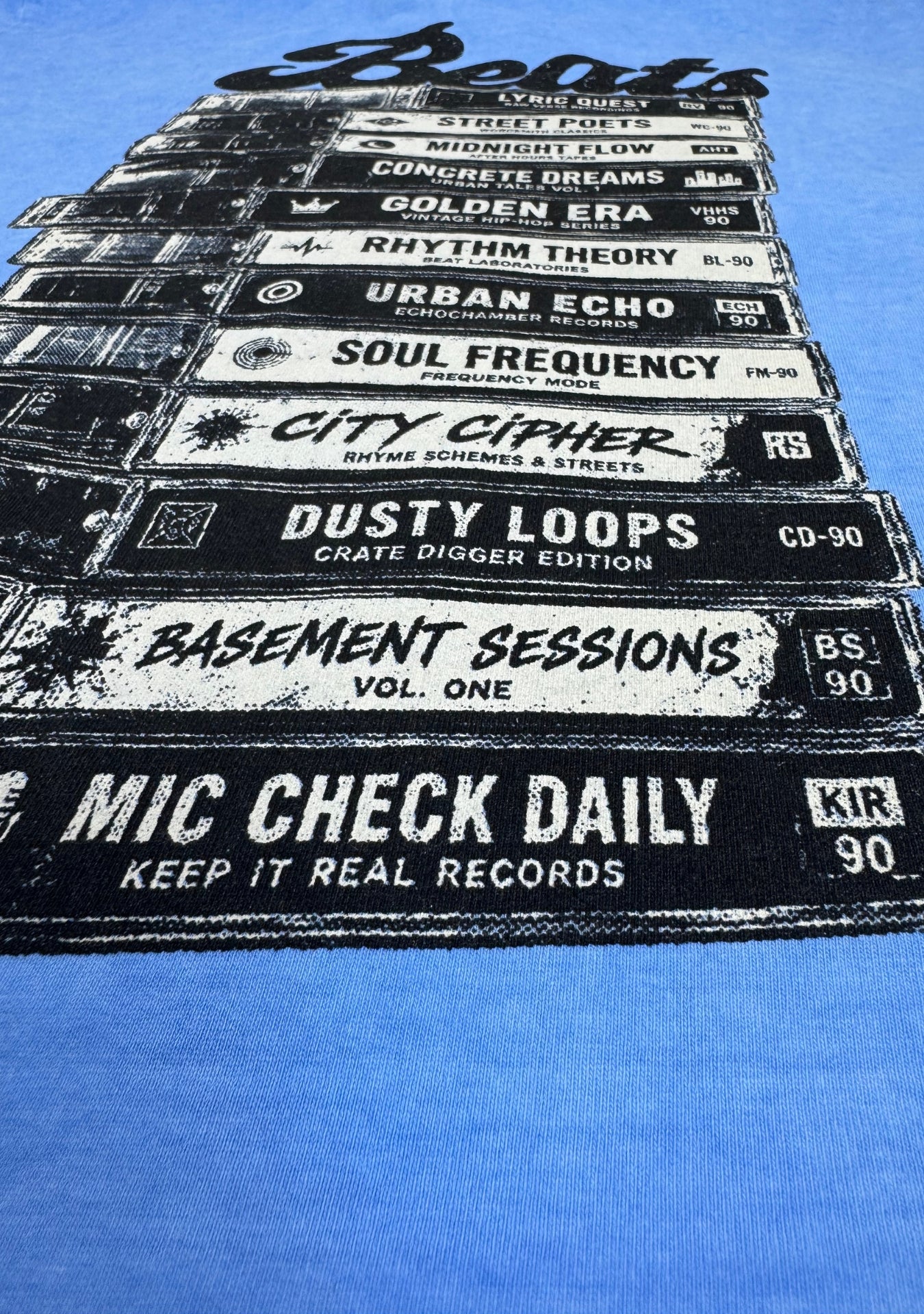 NEVER FOLD WASH LIGHT BLUE TEE