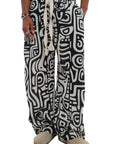 MAORI BLACK LOOSE PANTS