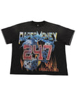 BLACK ROLLING DICE TEE