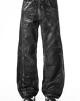 WAXED BLACK DENIM