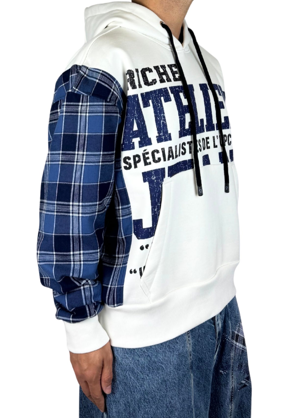 ATELIERS CHECK HOODIE