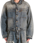MINERAL WASH DENIM JACKET