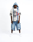 HEART OVER GREED PANEL SHIRT GREY