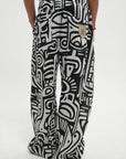 MAORI BLACK LOOSE PANTS