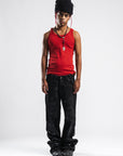 BLACK CRY WAXED DENIM