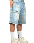 DOUBLE WORK SHORTS WHITE PAINT