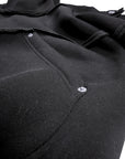 BLACK BALACLAVA HOODIE CARGO