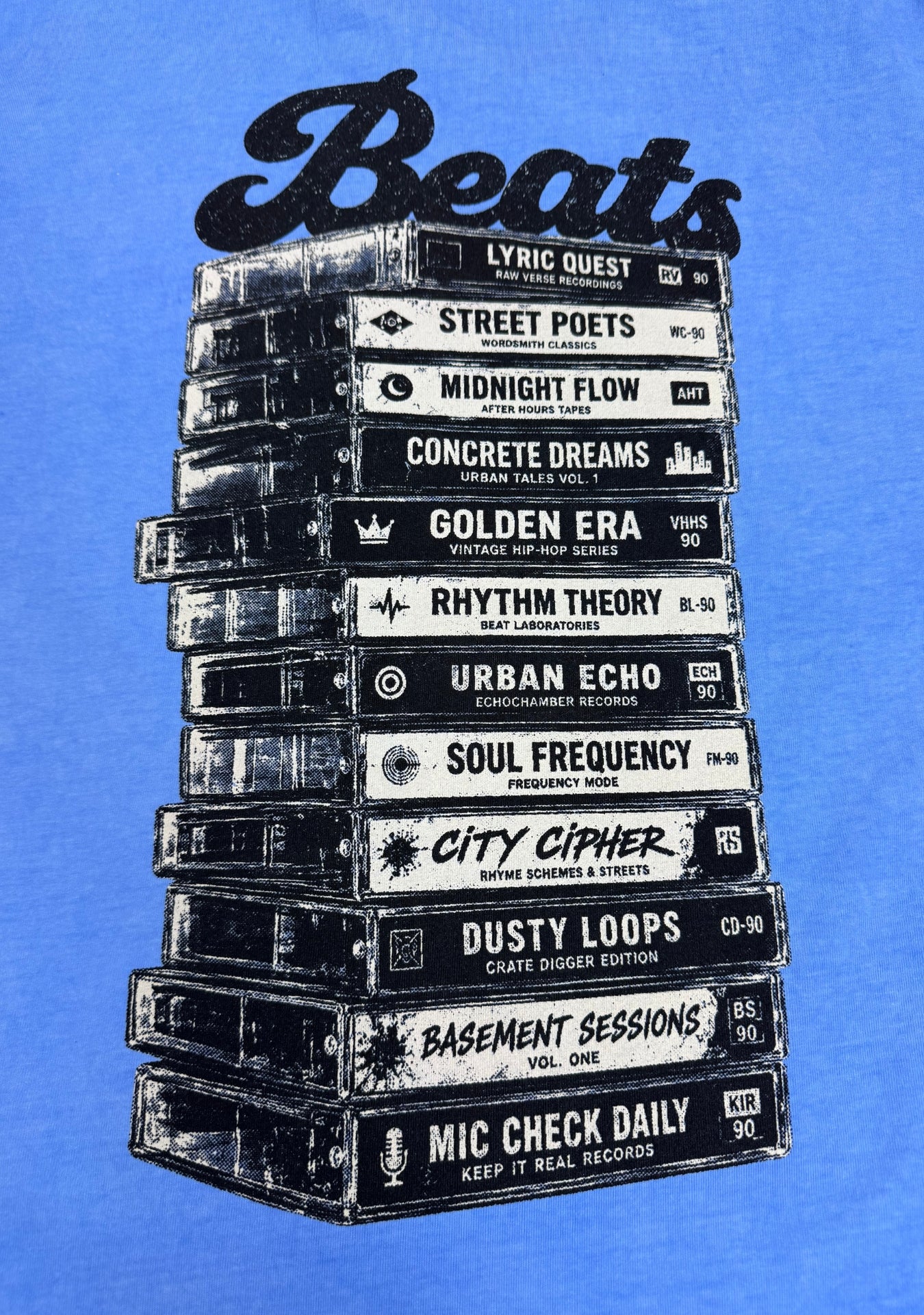NEVER FOLD WASH LIGHT BLUE TEE
