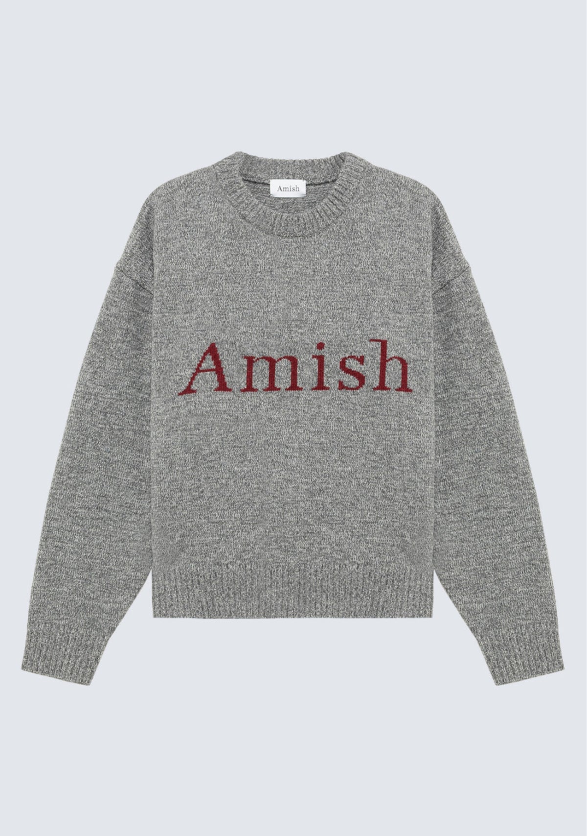 CREW NECK MULINE GREY
