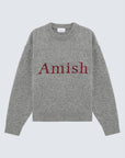 CREW NECK MULINE GREY