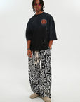MAORI BLACK LOOSE PANTS