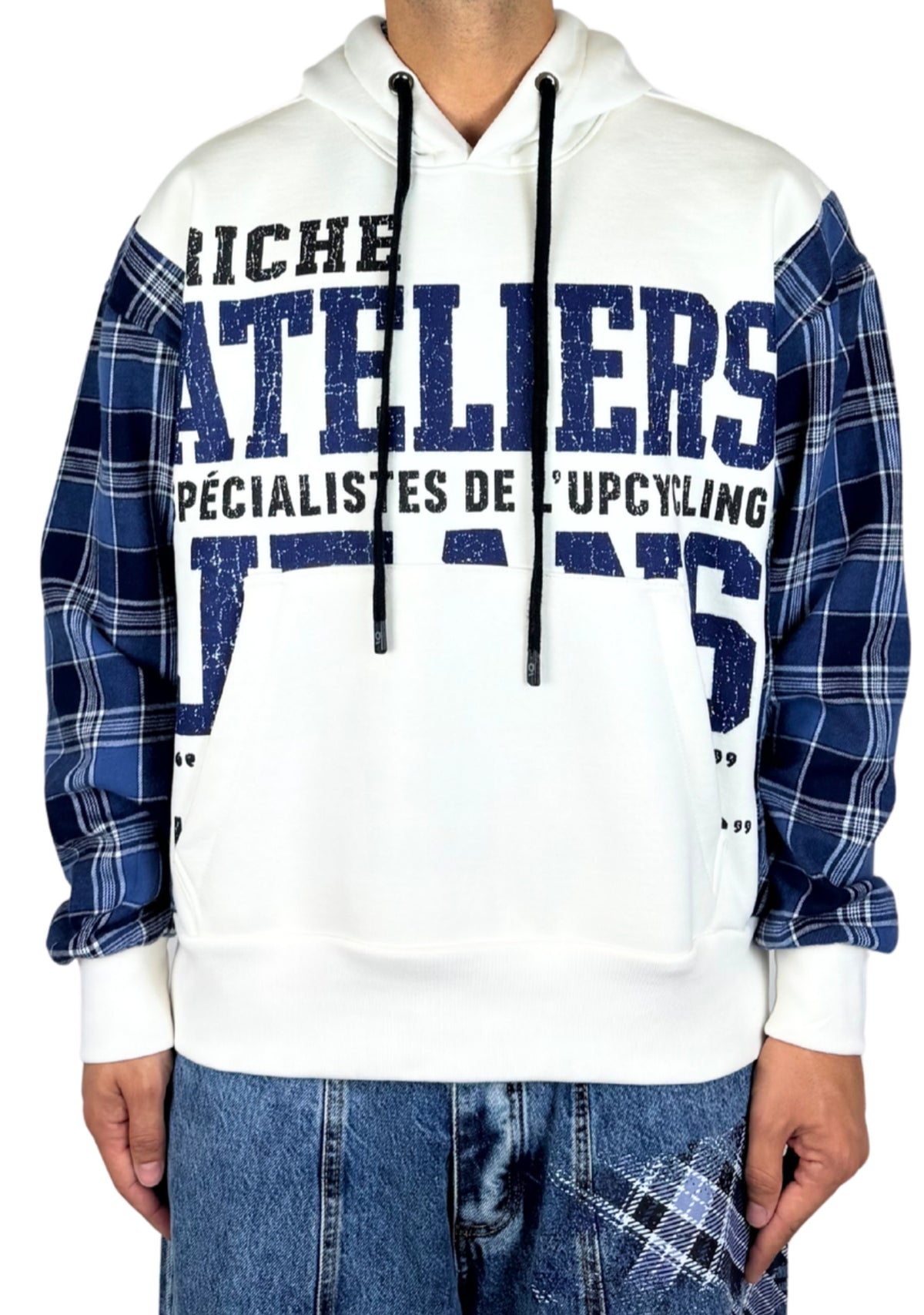 ATELIERS CHECK HOODIE