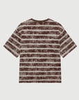 ACID STRIPES T-SHIRT RANCH BROWN