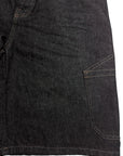 BLACK ZERO WASH CARGO SHORTS